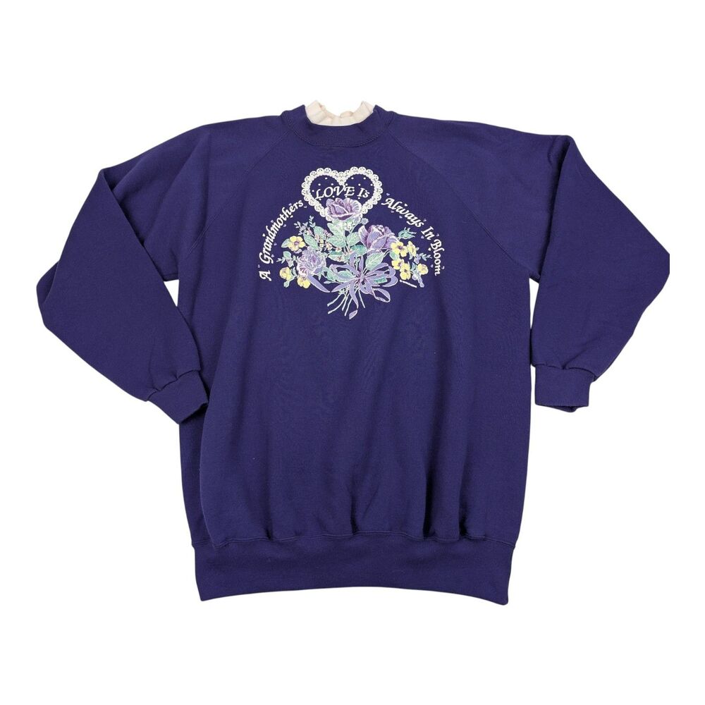 Grandmother's Love Is Always In Bloom Floral Sweatshirt‎